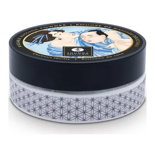 Kit de Poudre de Massage Comestible Noix de Coco Shunga - vue de profil