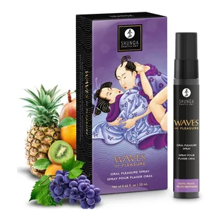 Lubrifiant comestible Waves Plaisir Spray Oral Shunga