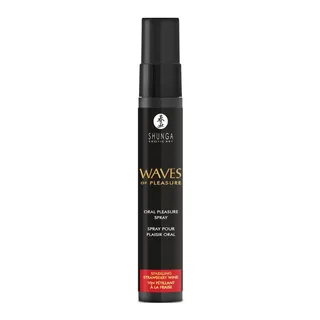 Waves Pleasure Spray Oral fraise Shunga - détail de la texture