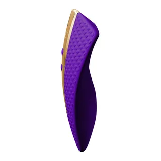 Masseur Intime Obi Shunga - avec sa base - Violet