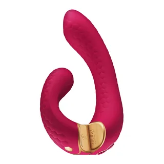 Shunga Miyo fuchsia vu de face, forme en crochet