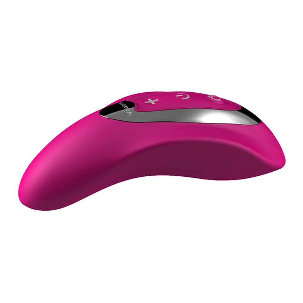 Stimulateur clitoridien rose fuchsia, rechargeable et étanche, autre vue 4