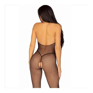 Bodystocking Résille Double Ouverture Leg Avenue - détail de la texture