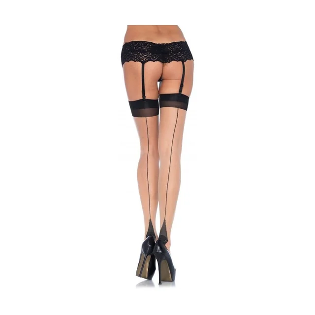 Collants Talon Cubain et Couture Dos