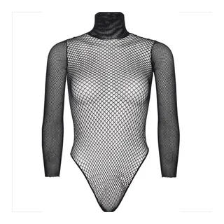 Body résille Teddy Col Montant Leg Avenue