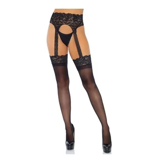 Bas Jarretelles Opaque Leg Avenue vue 3