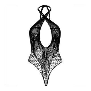 Licol Teddy Dentelle Leg Avenue - avec son échelle de taille