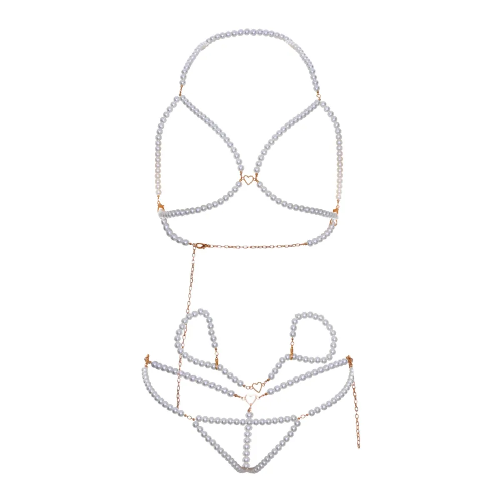 Ensemble Bracelets Soutien-gorge String Leg Avenue