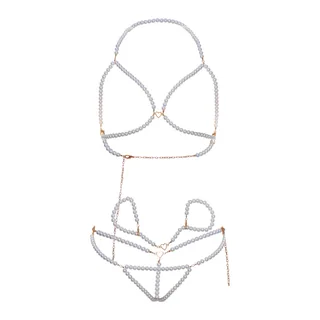 Ensemble Bracelets Soutien-gorge String Leg Avenue