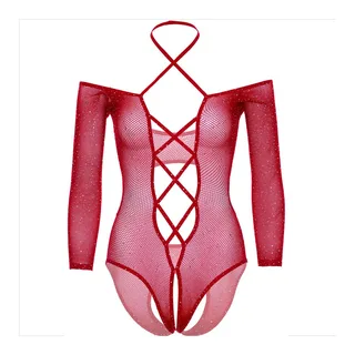 Body résille Corps entrejambe ouvert Brillant Leg Avenue