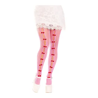 Bas Ouvertures Coeur Noeuds Leg Avenue