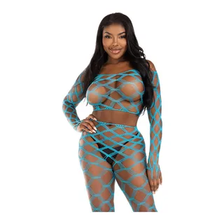Top Leggins Hardcore Leg Avenue - avec sa base