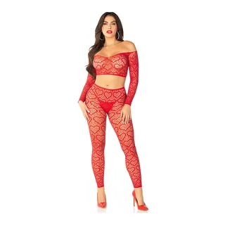 Crop Top Bas Leg Avenue - vue de profil