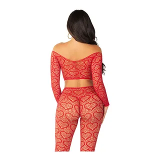 Crop Top Bas Leg Avenue - avec sa base