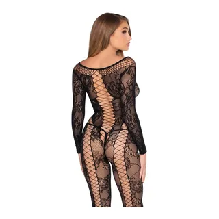 Combinaison Résille Dentelle Leg Avenue - avec son échelle de taille