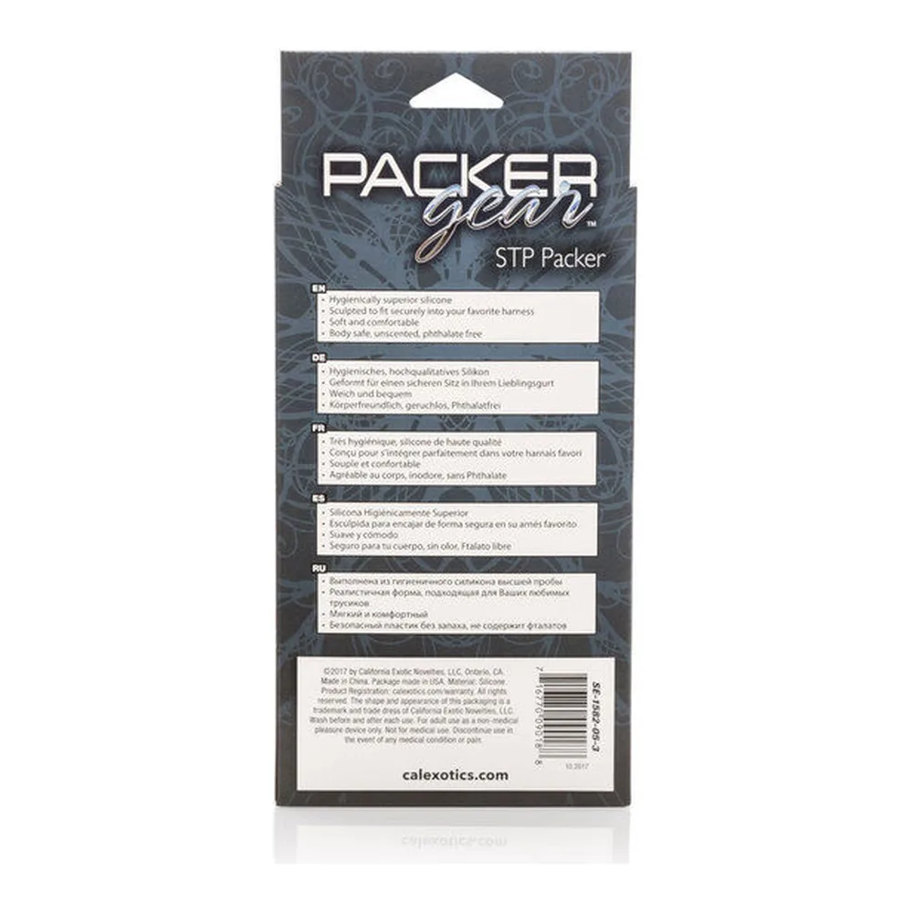 Pee Packer beige en silicone souple avec détails anatomiques veinés, conçu pour uriner debout, présenté sur fond blanc