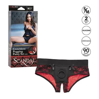 Scandal Ensemble Culotte Ouverte avec Gode CalExotics - détail de la commande