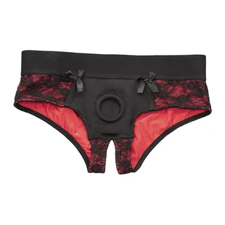 Scandal Ensemble Culotte Ouverte avec Gode CalExotics - avec sa base