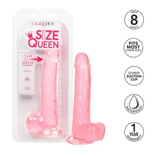 Gode réaliste Size Queen CalExotics - avec son échelle de taille