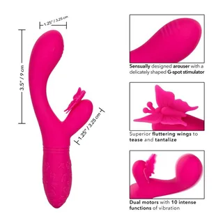 Vibromasseur Papillon Kiss Flutter Calexotics vue 6