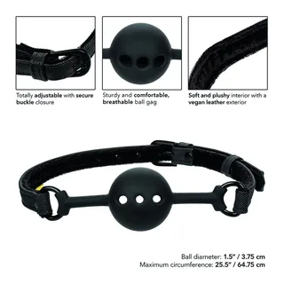 Boundless Baillon Boule CalExotics - avec son échelle de taille