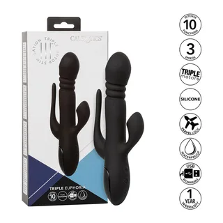 Stimulateur clitoridien Triple Euphoria Calexotics vue 10