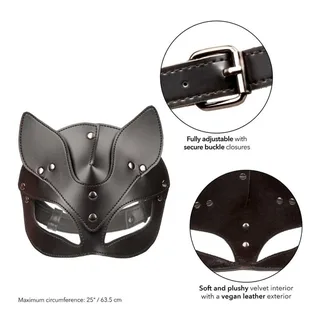Euphoria Masque Chat CalExotics - accessoires fournis