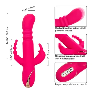 Vibromasseur Jack Rabbit Signature Triple Fantasy vue 4