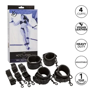 Nocturnal Ceinture de Lit CalExotics - accessoires fournis