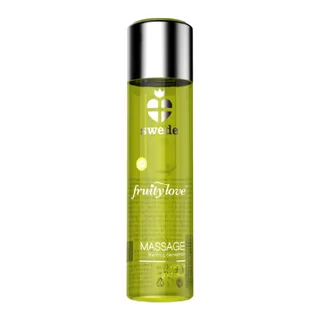 Huile de massage Fruity Love Effet Réchauffant vanille poire d'or Swede