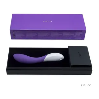 Vibromasseur point G Mona Lelo - vue de profil - Violet