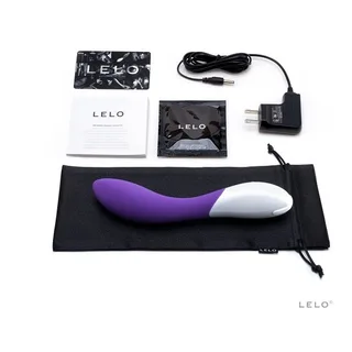 Vibromasseur point G Mona Lelo - vue de dos - Violet