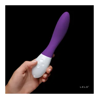 Vibromasseur point G Mona Lelo - détail de la texture - Violet