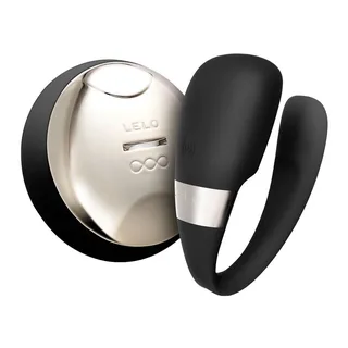 Stimulateur clitoridien Tiani 3 Lelo - vue de profil - Noir