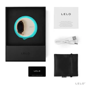Stimulateur clitoridien Ora 3 Lelo - détail de la texture - Vert d'eau