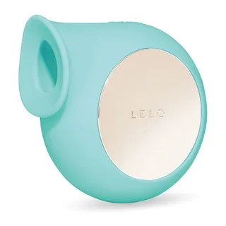 Stimulateur clitoridien Sila Lelo - vue de dos - Vert d'eau