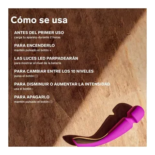 Smart Wand 2 Medium Rose Lelo - vue de profil