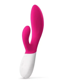 Vibromasseur rabbit Ina Wave 2 Lelo - détail de la texture - Fuchsia