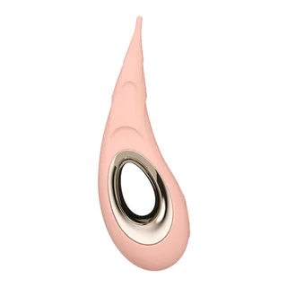 Stimulateur clitoridien Dot Cruise Lelo - avec son échelle de taille - Orange
