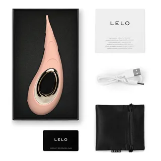 Stimulateur clitoridien Dot Cruise Lelo - vue de dos - Orange