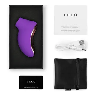 Sona 2 Travel Lelo - avec son échelle de taille - Violet