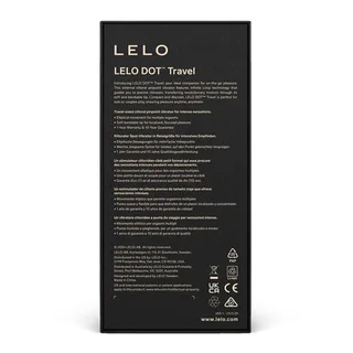 Stimulateur clitoridien Dot Travel Lelo - vue de profil - Violet