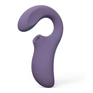 Stimulateur clitoridien Enigma Lelo - vue de dos - Violet