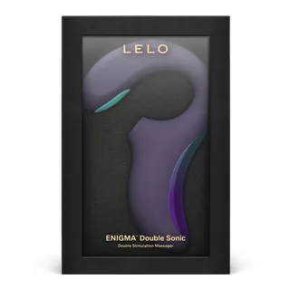 Stimulateur clitoridien Enigma Lelo - avec sa base - Violet