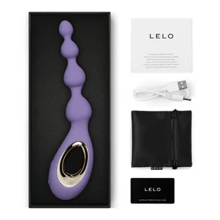 Soraya Beads Lelo - avec son échelle de taille - Violet