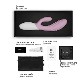 Vibromasseur rabbit Ina Twist Lelo - Rose