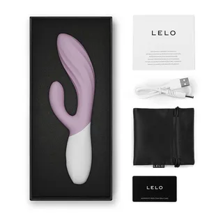 Vibromasseur rabbit Ina Twist Lelo - vue de dos - Rose