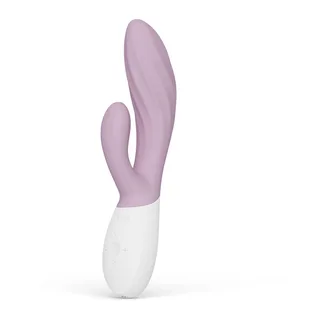 Vibromasseur rabbit Ina Twist Lelo - avec sa base - Rose
