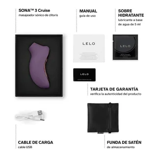 Stimulateur clitoridien Sona 3 Cruise Lelo - Violet