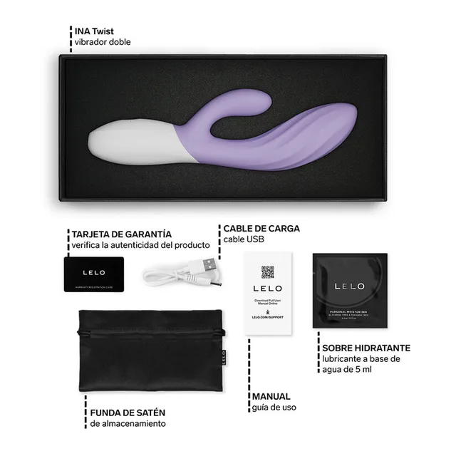 Vibromasseur rabbit Ina Twist